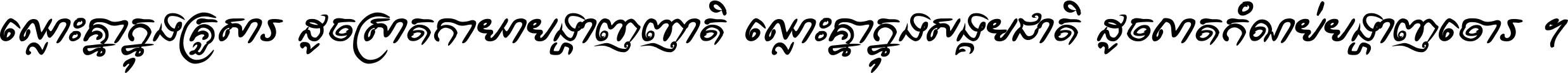 ASvadek Momo Italic